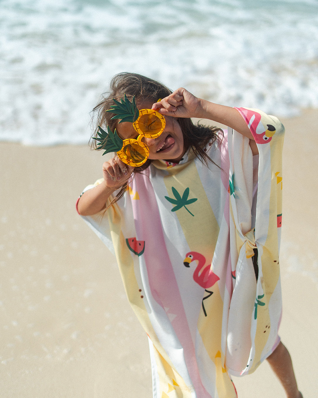 Tropical Twist Kids Poncho