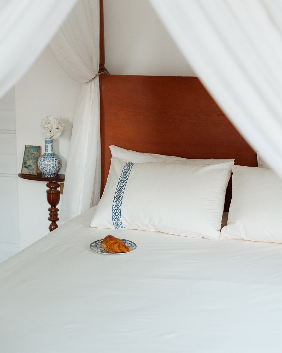 Grace bridal embroidered bedsheet