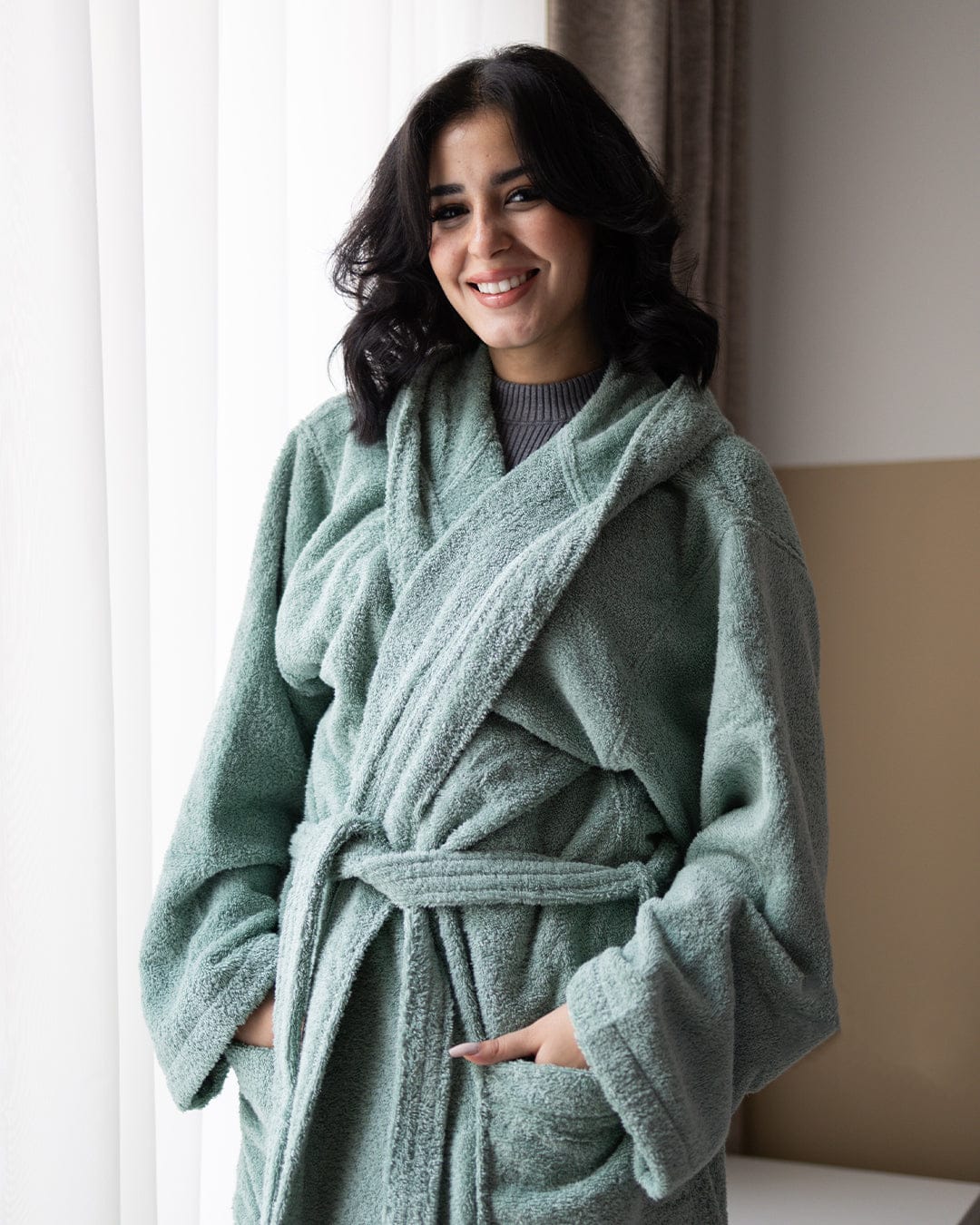 Plain Bathrobe 100% Cotton 500 GSM