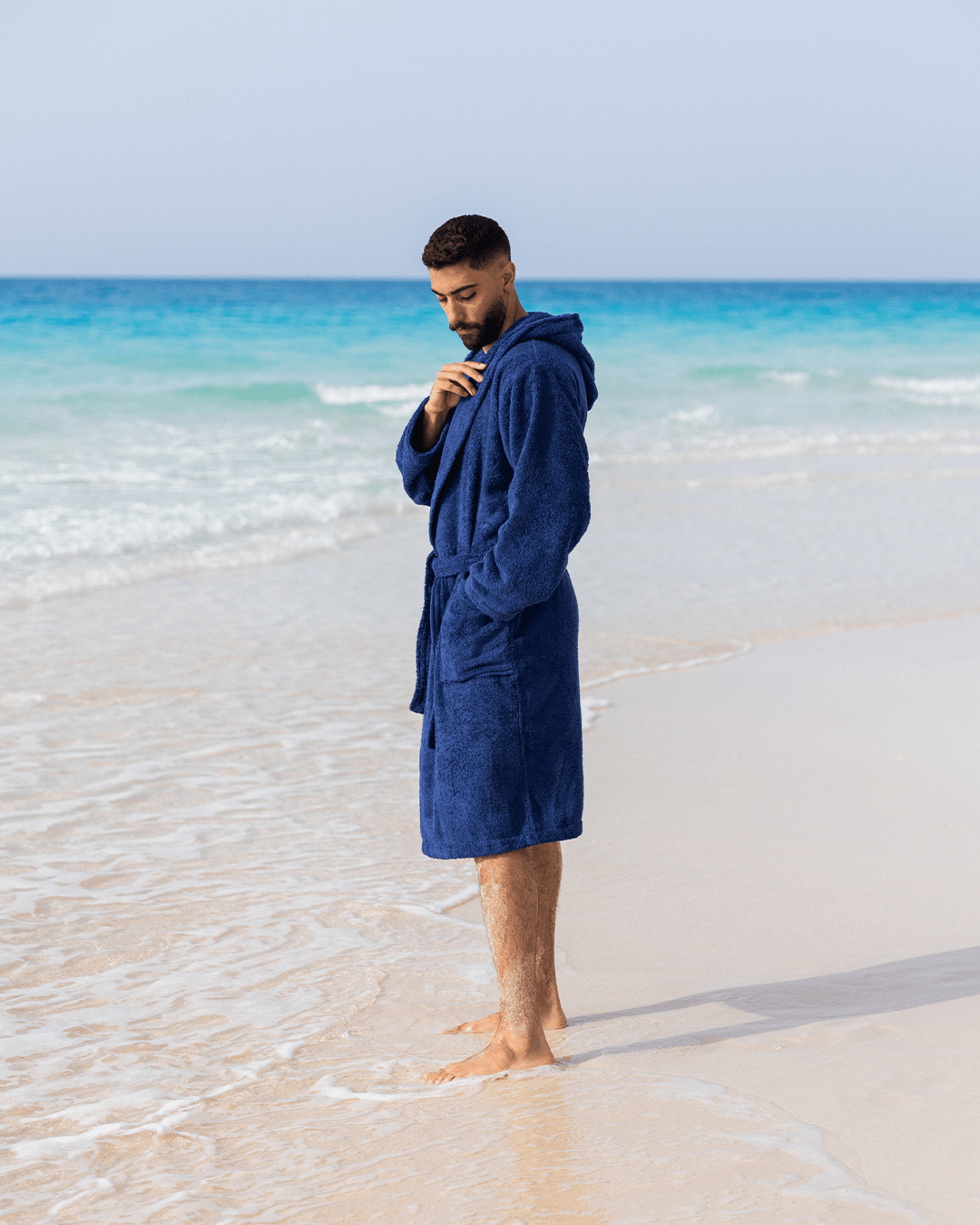 Plain Bathrobe 100% Cotton 500 GSM