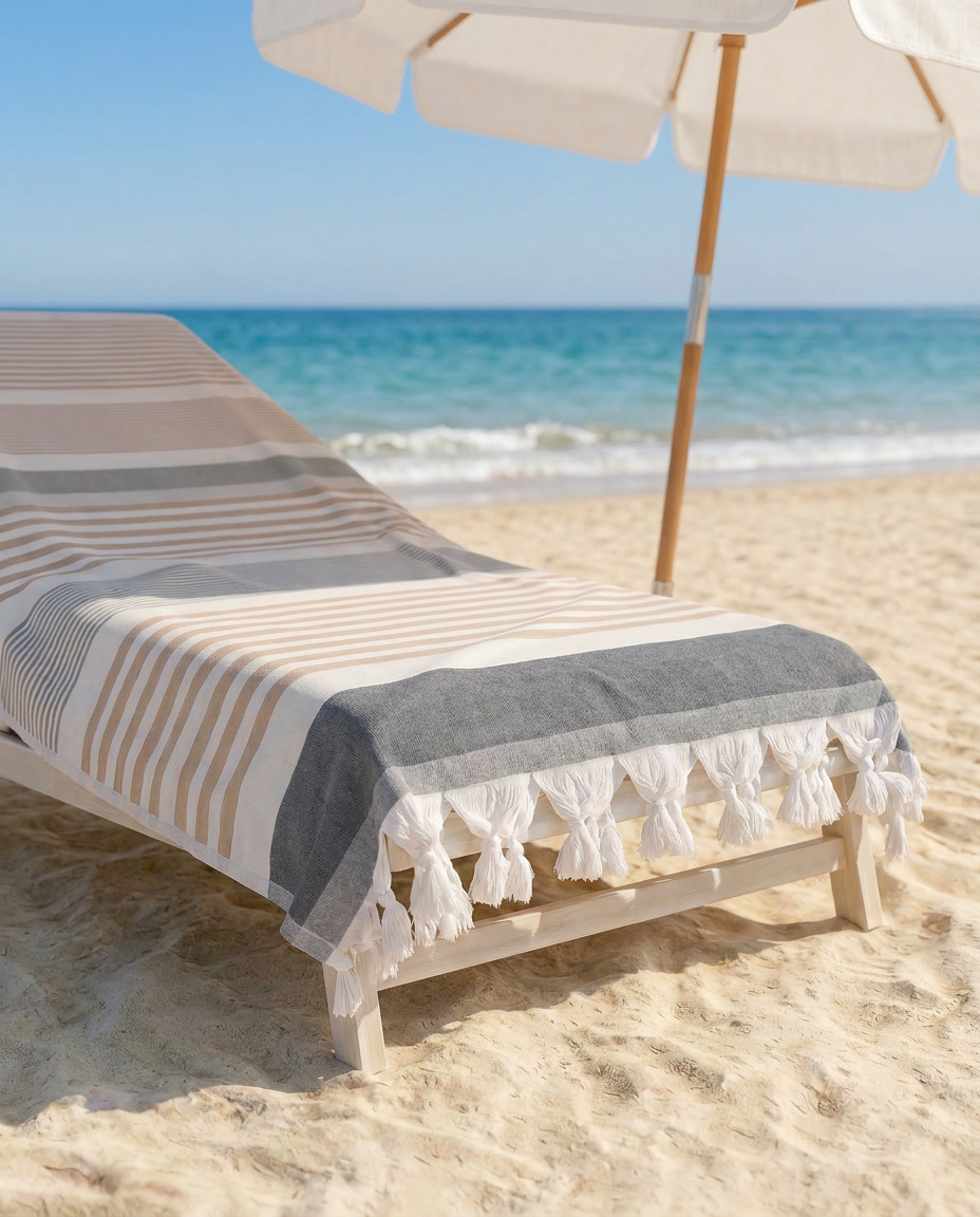 Sun Stripes Beach Towel