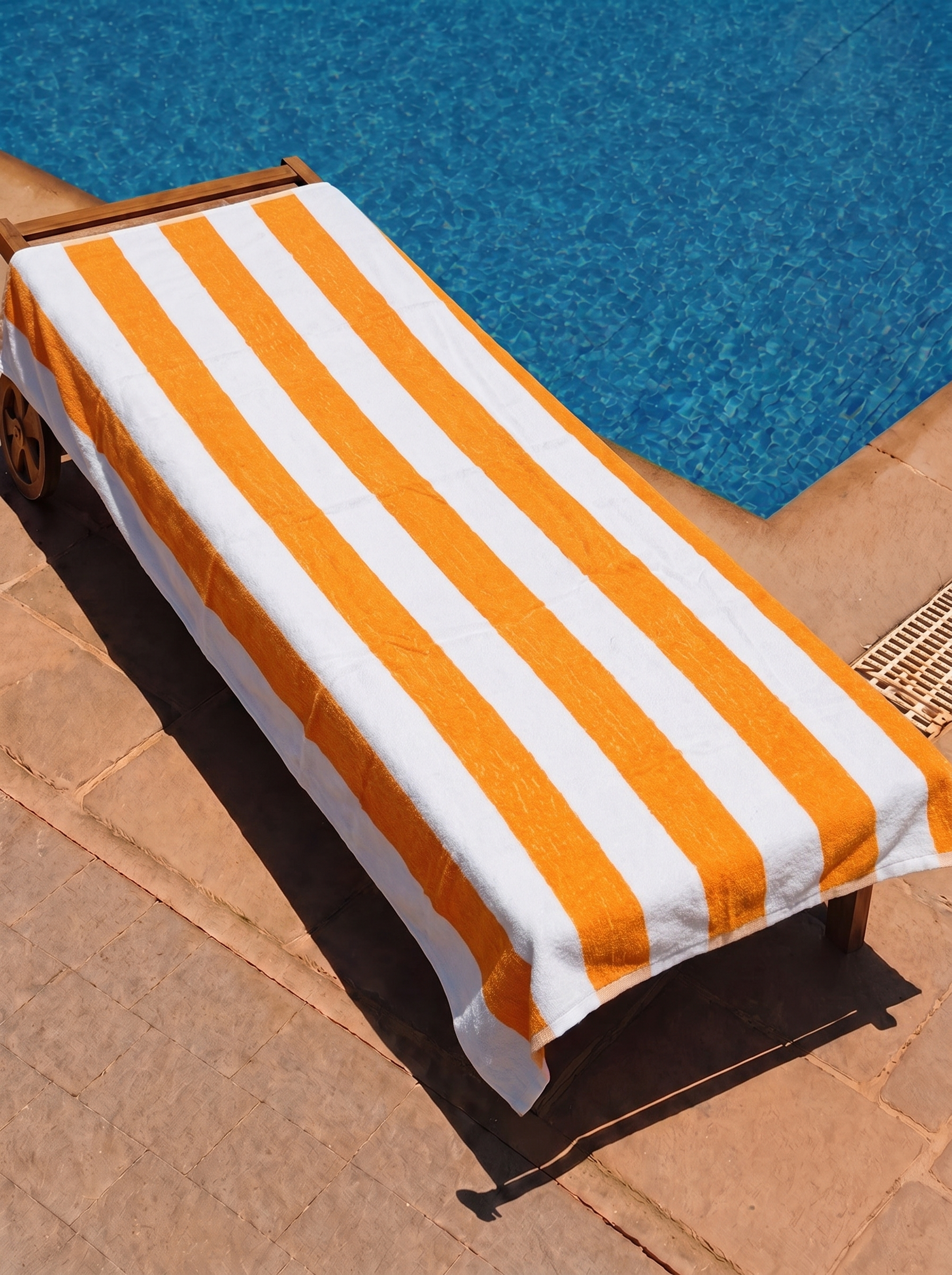 Striped Cotton Beach Towel