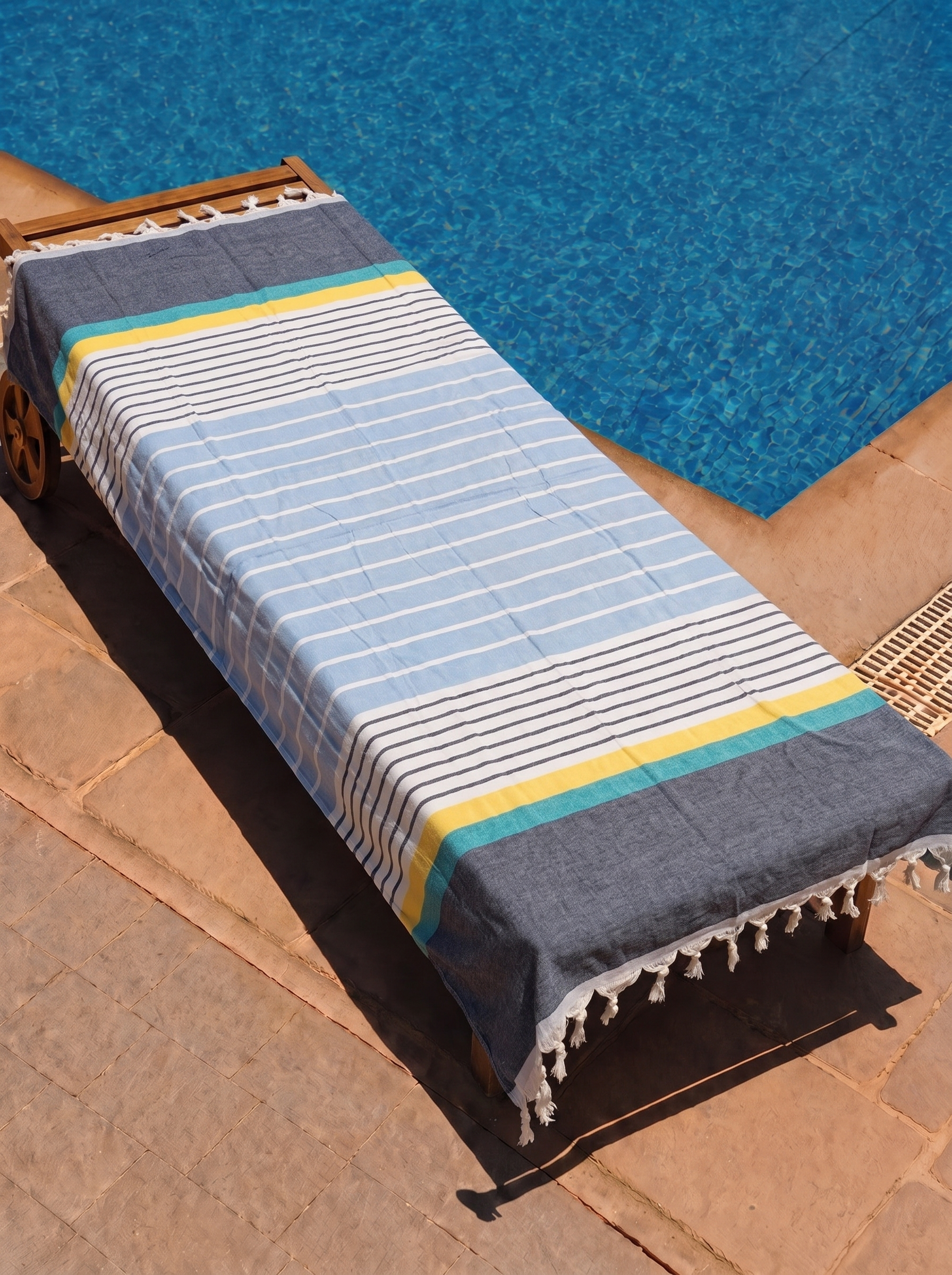 Tranquil Cotton Beach Towel