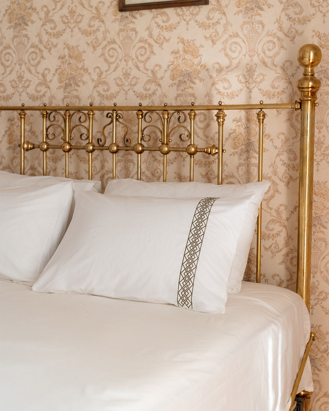 Grace bridal embroidered bedsheet