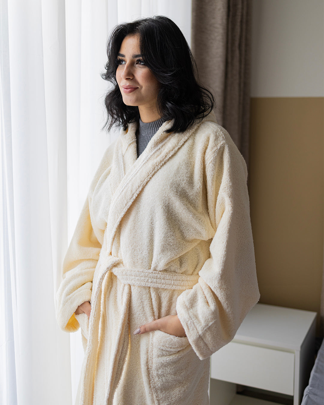 Plain Bathrobe 100% Cotton 500 GSM