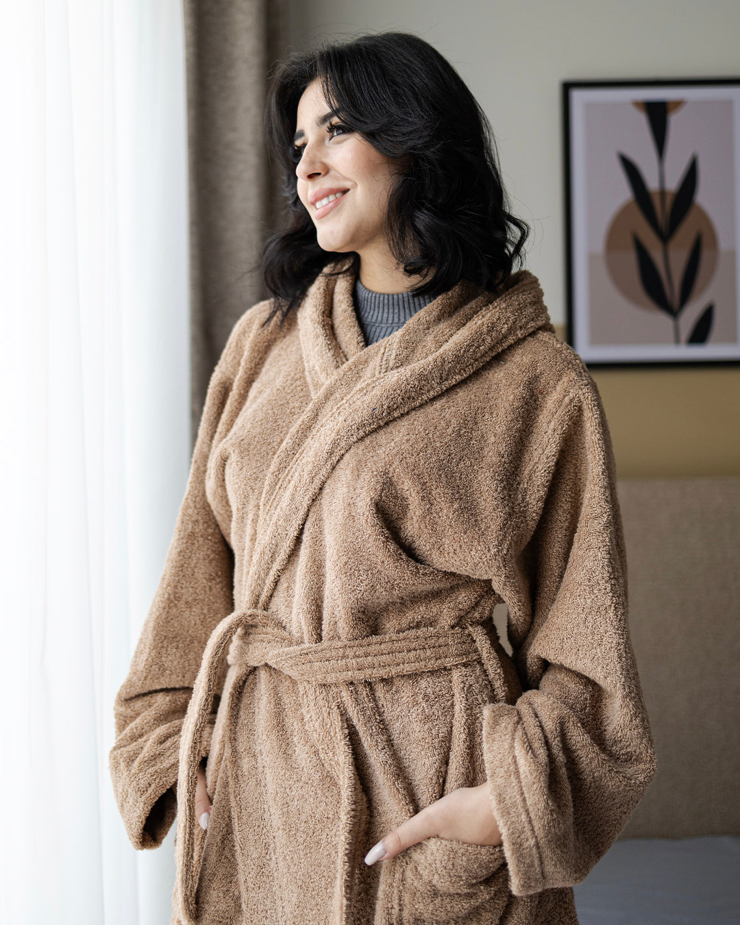 Plain Bathrobe 100% Cotton 500 GSM