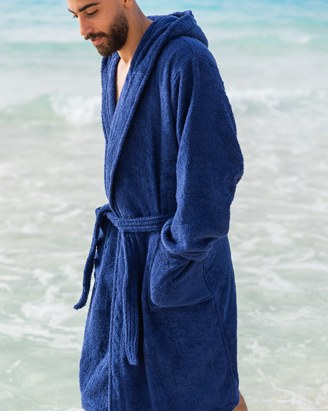 Plain Bathrobe 100% Cotton 500 GSM