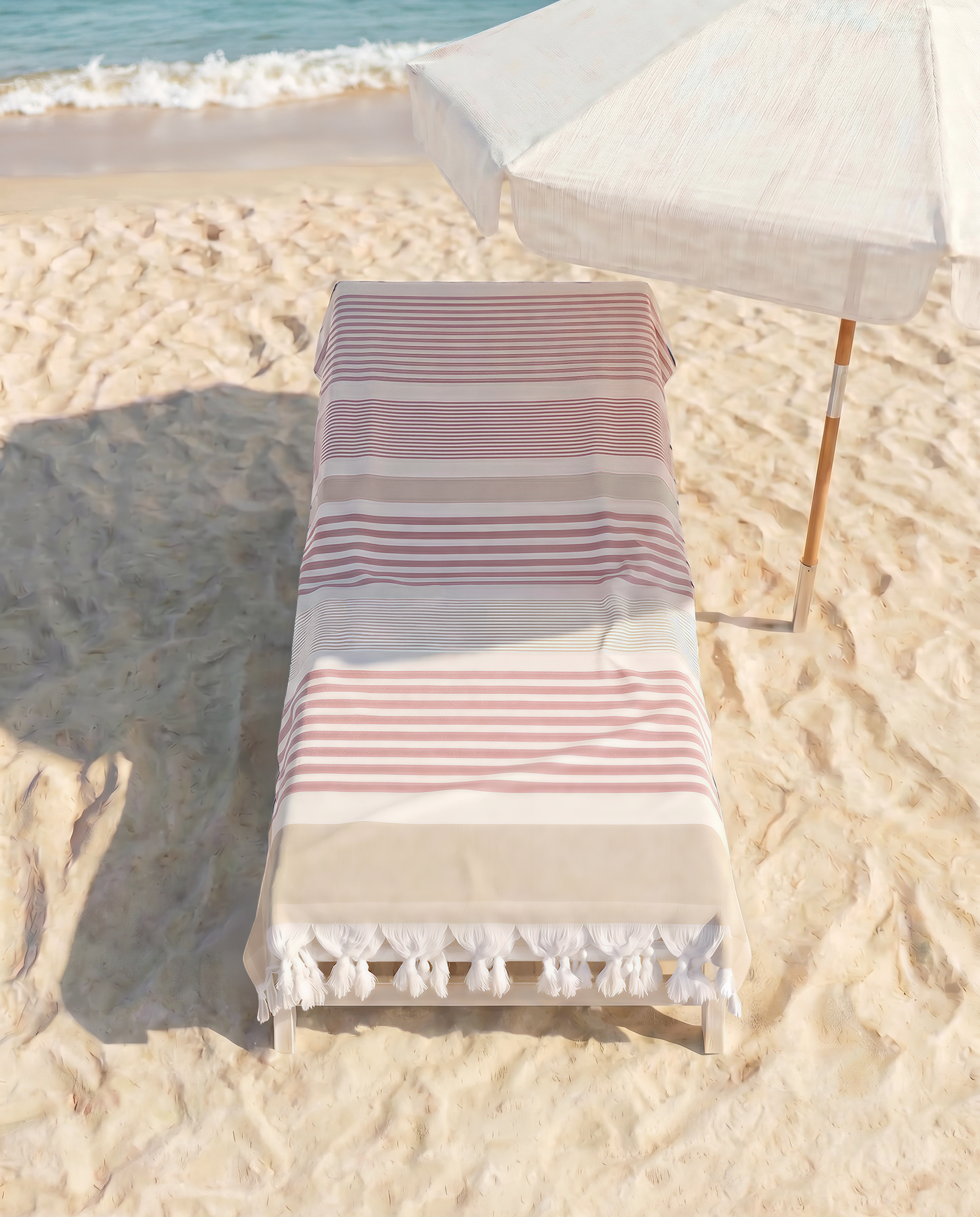Sun Stripes Beach Towel